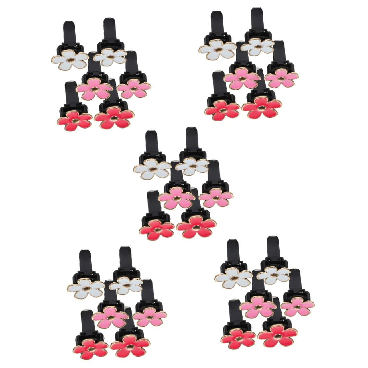 SOLUSTRE 30stücke Teiliges Auto Luftventil Clips Im Daisy-design Stilvolle Auto-innenraum Dekoration Und Duftclips Für Frauen Passend Für Fahrzeugmodelle