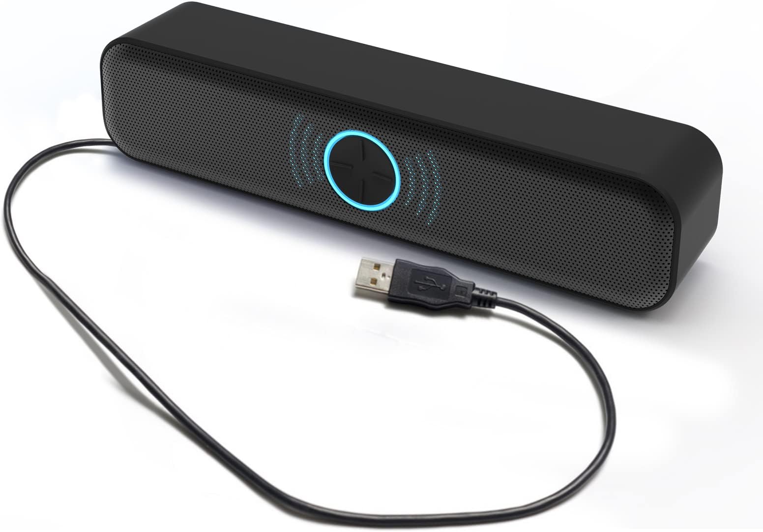 (2022 New) USB Computer Desktop Speaker, Portable Wired Speaker Plug and Play, Space Saving Sound Bar Suitable for Desktop, PC, Laptop, Office and Gaming