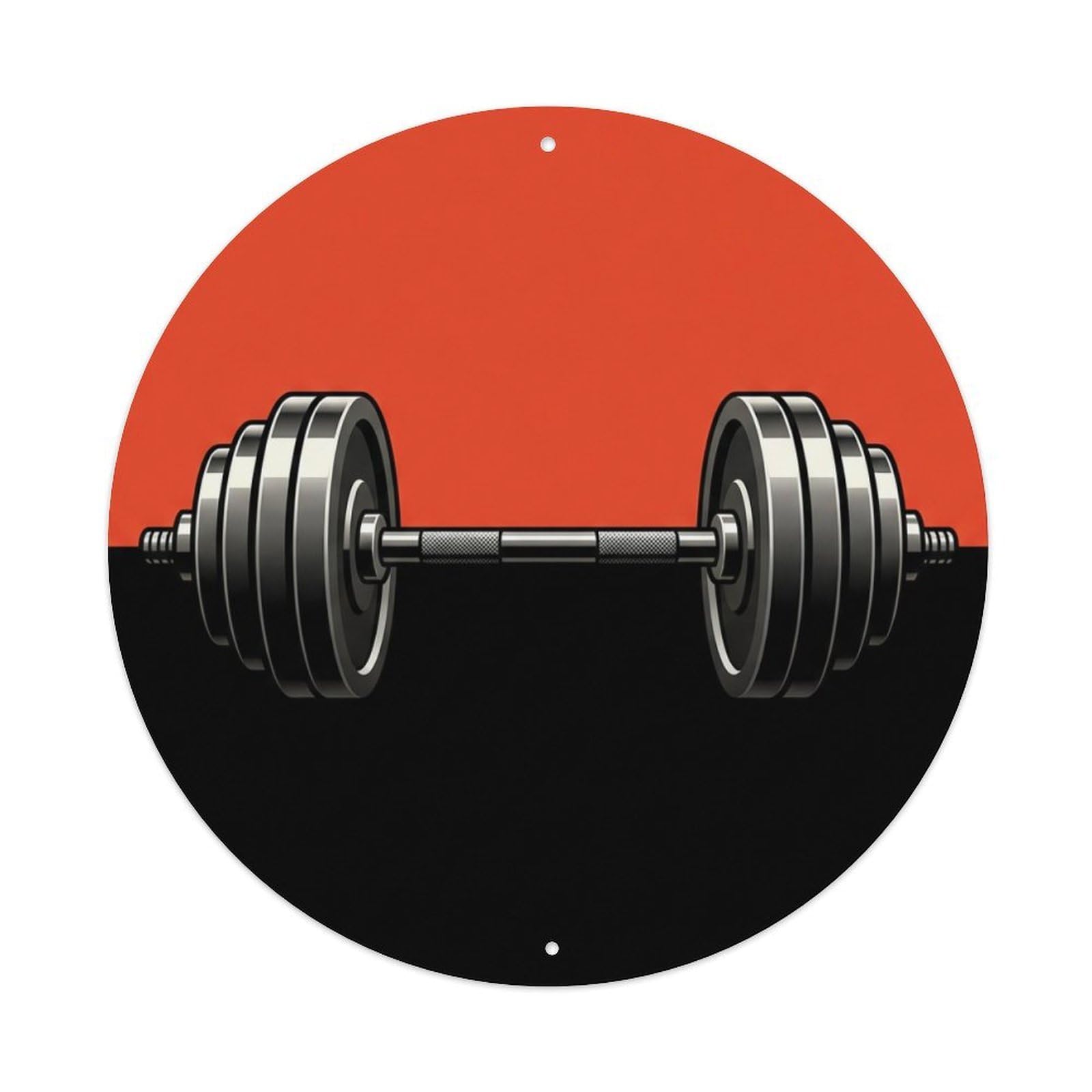 Fyrn Style Metal Tin Sign Gym Fitness Workout Motivation Exercise Strength