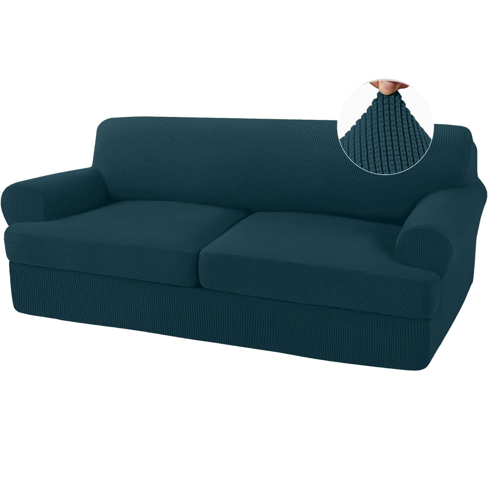Housse de canapé extensible grand loveseat protection meubles lavable