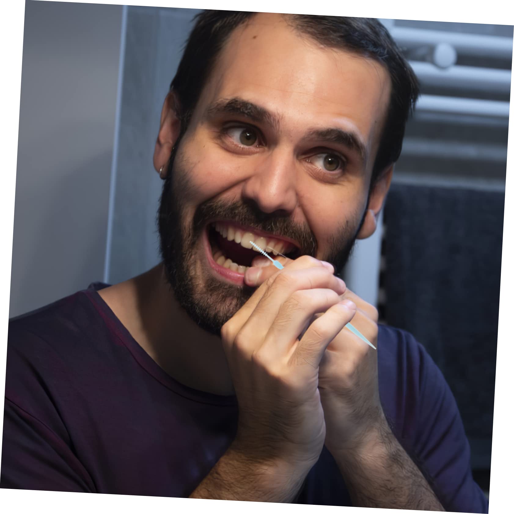 ABOOFAN Dientes Piezas Palillos PP de Punta Ecológicos de de Doble Suaves 1060 Desechables y Herramienta de Limpieza Bucal Higiene para para Encías Diaria