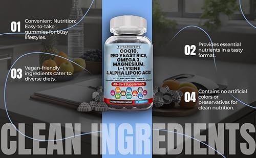 Nutraperfecto L-Lysine Coq10 Alpha Lipoic Acid Gummies Red Yeast Rice Magnesium Gummy For Adults And Kids thumb #4