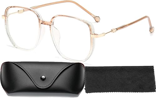 Miniatura 1 de Gafas de lectura portátiles de moda anti-luz azul para mujer, lector ultra ligero, gafas multifocales grandes Fram