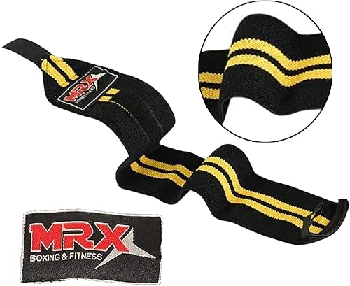 Miniatura 9 de MRX - Muñequeras para levantamiento de pesas, entrenamiento de gimnasio, soporte de muñeca, fisicoculturismo, entrenamiento, envoltura para hombres