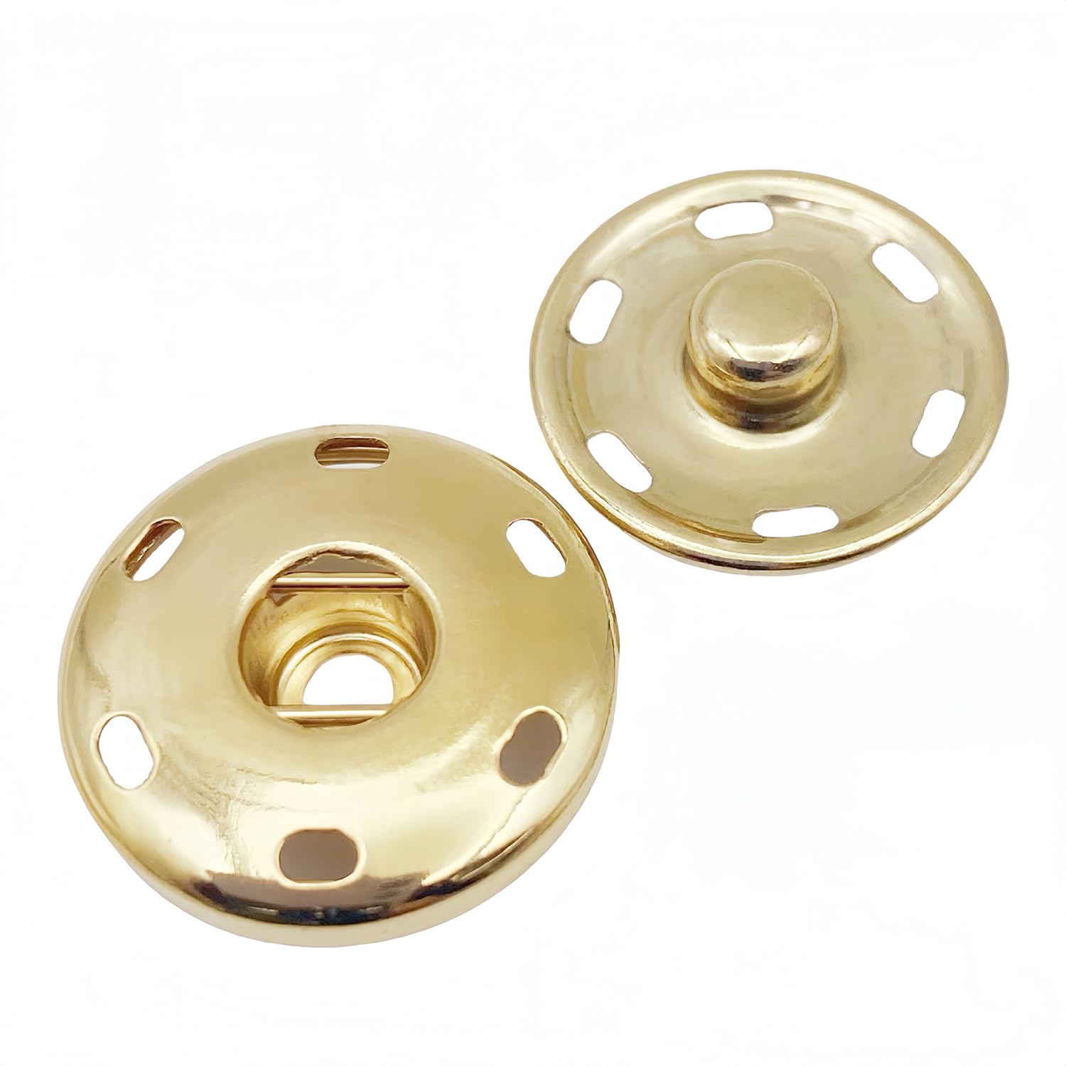 10 Pairs Snaps Sewing Clothes Shirts Top Backle Copper Buttons DIY Accessories