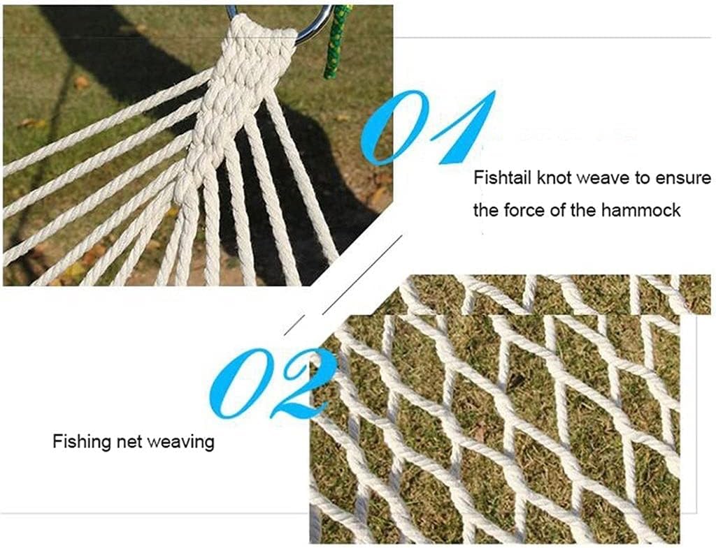 Hamac portable, filet en nylon pour extérieur, balançoire pour camping, jardin, plage, idéal pour la randonnée et la détente, facile à installer, léger et durable