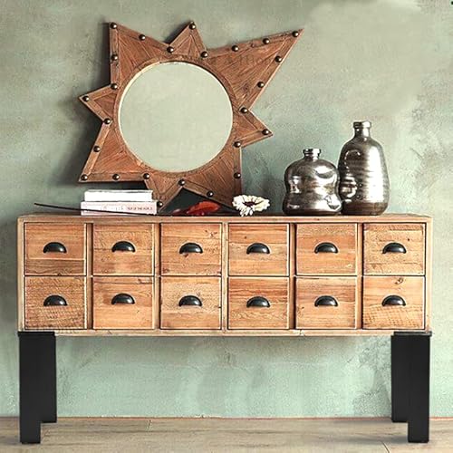 Topsair 16" Metal Furniture Legs With Adjustable Feet 6Cm Square Tube Furniture Legs Iron Desk Legs Coffee Table Legs Bench Legs, Diy Furniture Legs For Side Table, Nightstand, Chair #TOP6