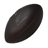 Gilbert Rugby Ball - Vintage New Zealand All Blacks Rugby Ball - Handcrafted Leather Ball Embossed with Team Logo