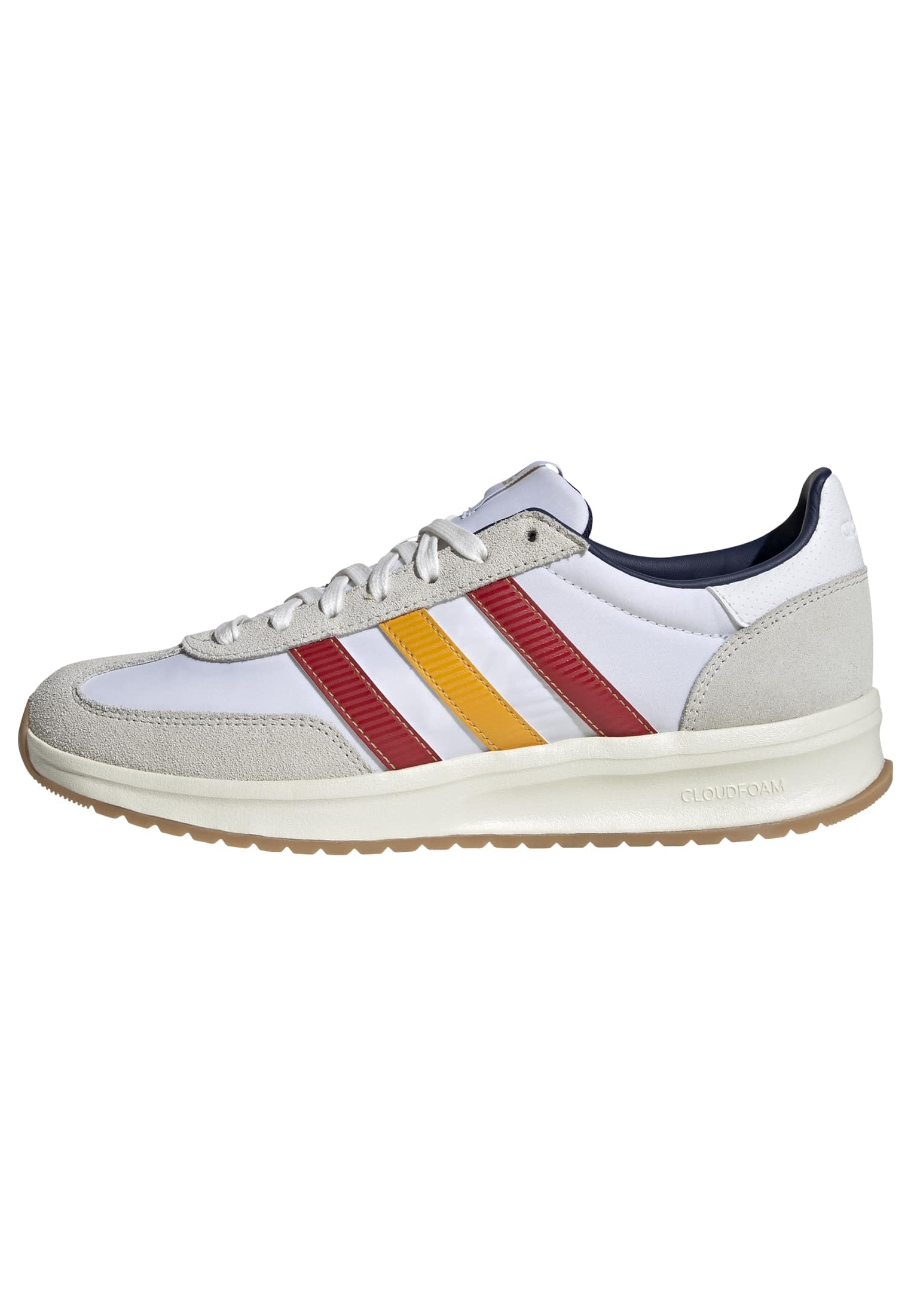 adidas Herren Run 70S 2.0 Shoes, FTWR White/Team Power red 2/Crew Yellow, 42 2/3 EU