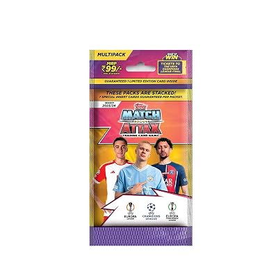 Topps UEFA Champions League Match Attax 23/24 Trading and Collectible Card Game (Multipack Pack)