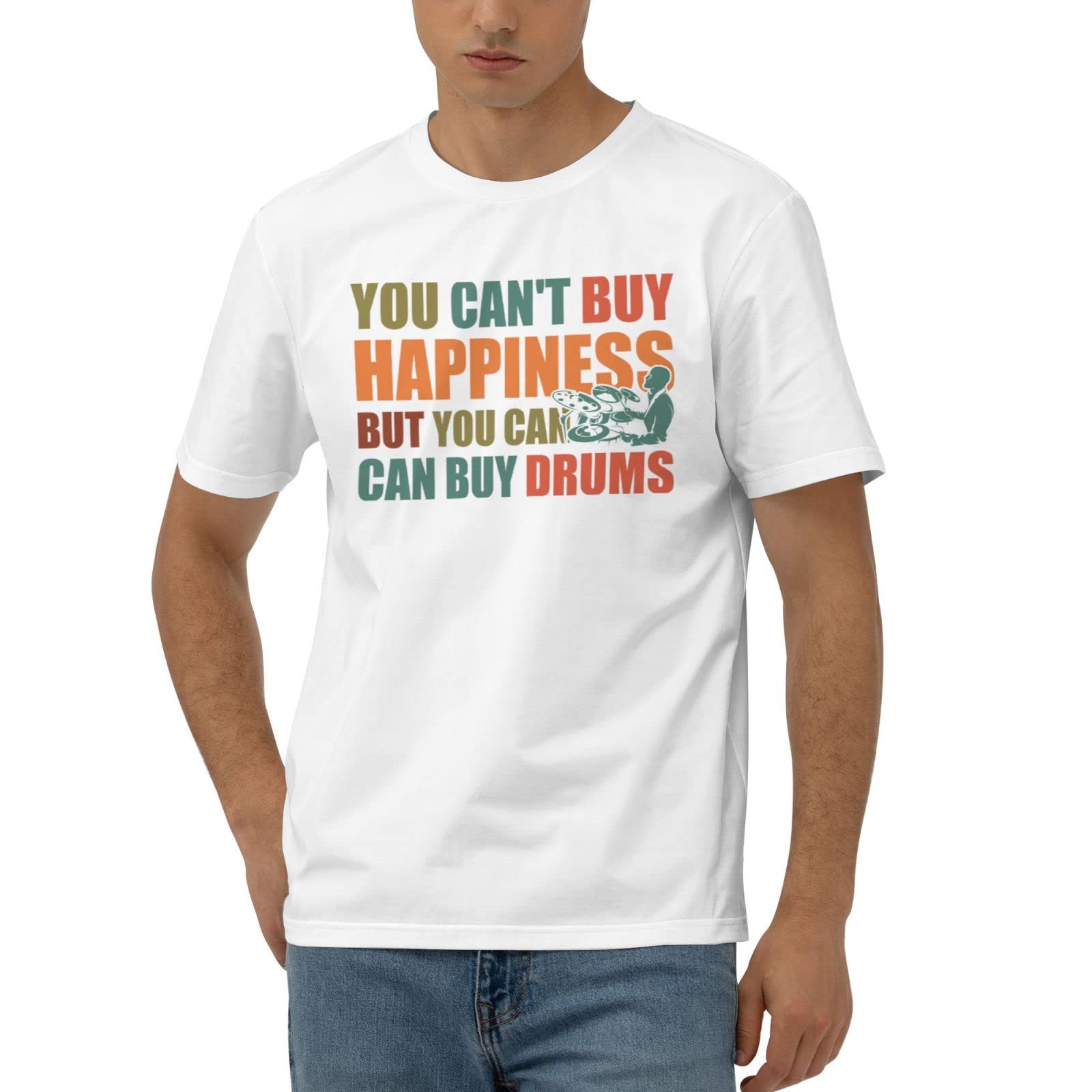 T-shirt hommes You Can't Buy Drums confortable contre l'inconfort 2XL
