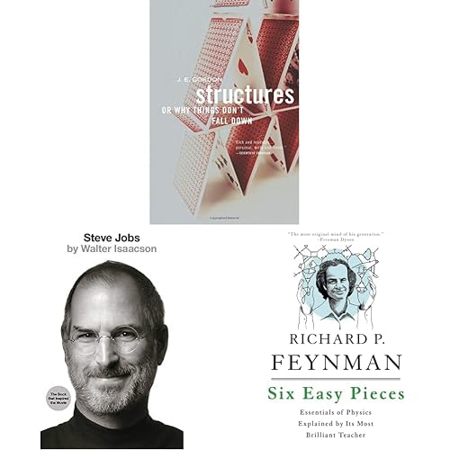 STRUCTURES: Or Why Things Don't Fall Down &amp; STEVE JOBS (PB): THE EXCLUSIVE BIOGRAPHY &amp; SIX EASY PIECES