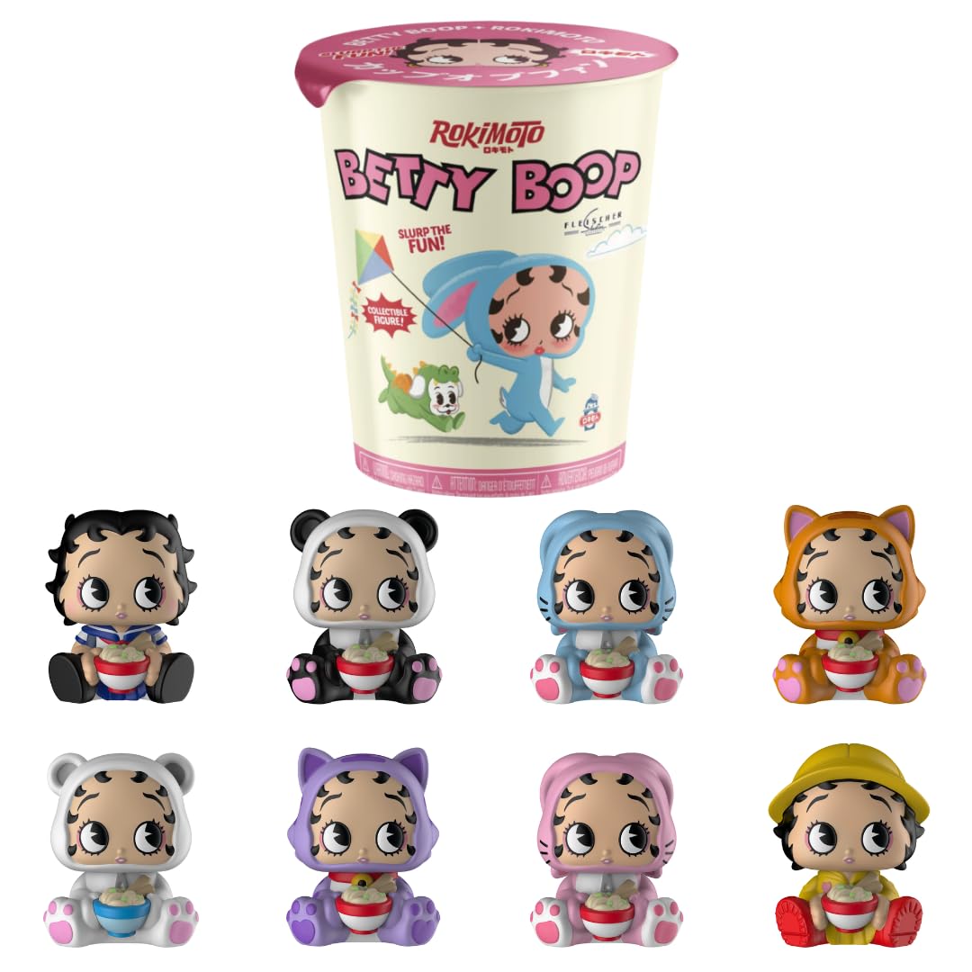 Amazon.com: Rokimoto x Betty Boop Series 1, 12-Piece Blind PDQ