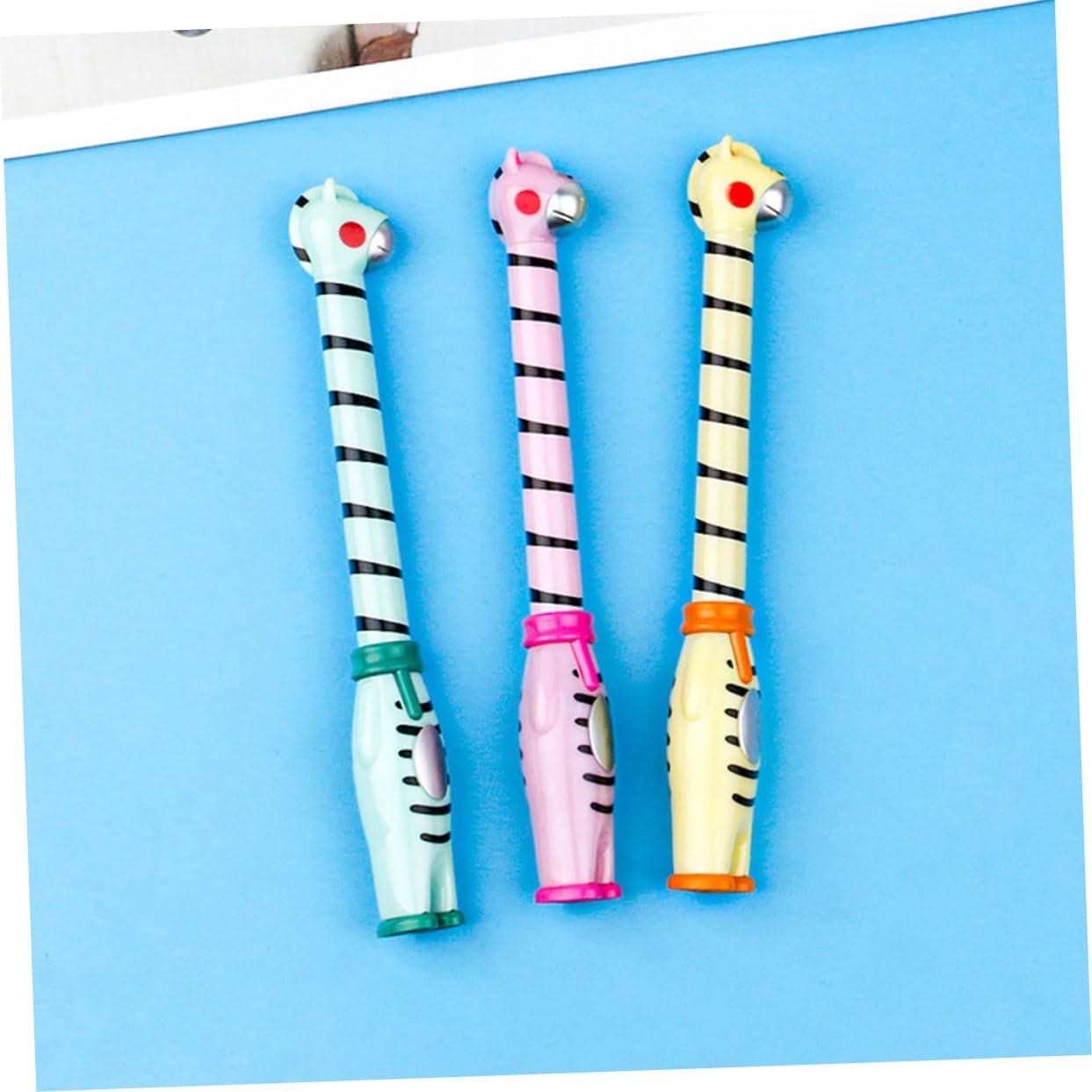 OSALADI 6pezzi Penne Punta Fine in Plastica Penna Gel Per Studenti Penna Per Scrivere Eleganza Per Uffici e Scuole