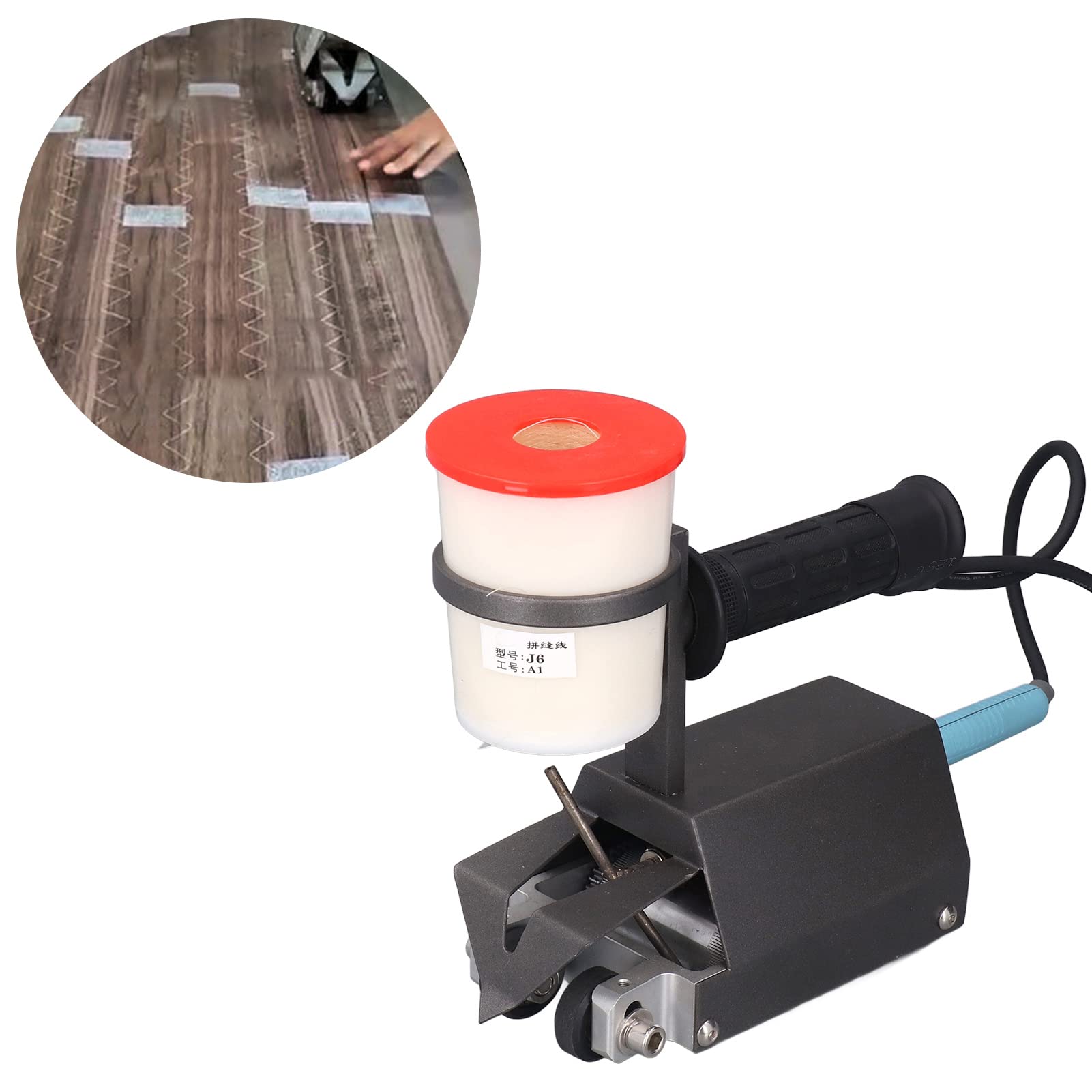 Holz Furnier Nähte Maschine, Tragbare Quilt Maschine mit Einzelner Nähte, Geeignet für 10in 100 Seiden Furnier Dicke