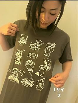 Amazon.co.jp: 宇多田ヒカルツアーグッズ くまちゃんご当地Tシャツ L