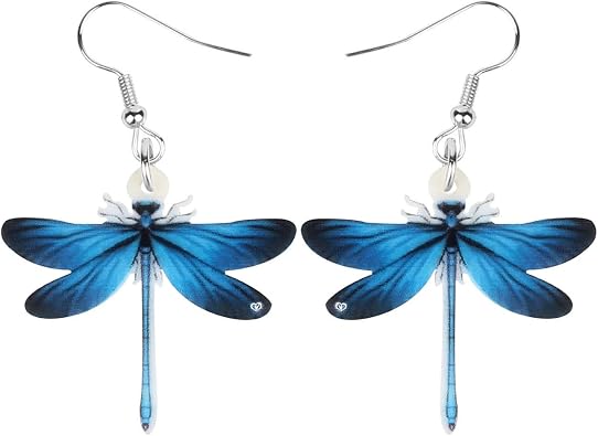 Acrylic Dragonfly Earrings Insects Dangle Summer Jewelry Dragonfly Gifts for Women Charms
