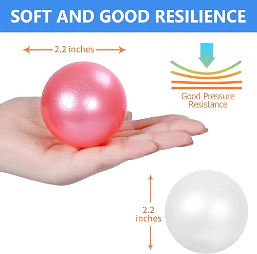 Vista 189 de STARBOLO Ball Pit Balls for Toddlers Phthalate Free BPA Free Non-Toxic Crush Proof Play Balls for Toddlers Kids Pool Playhouse Pack of 100 200 500