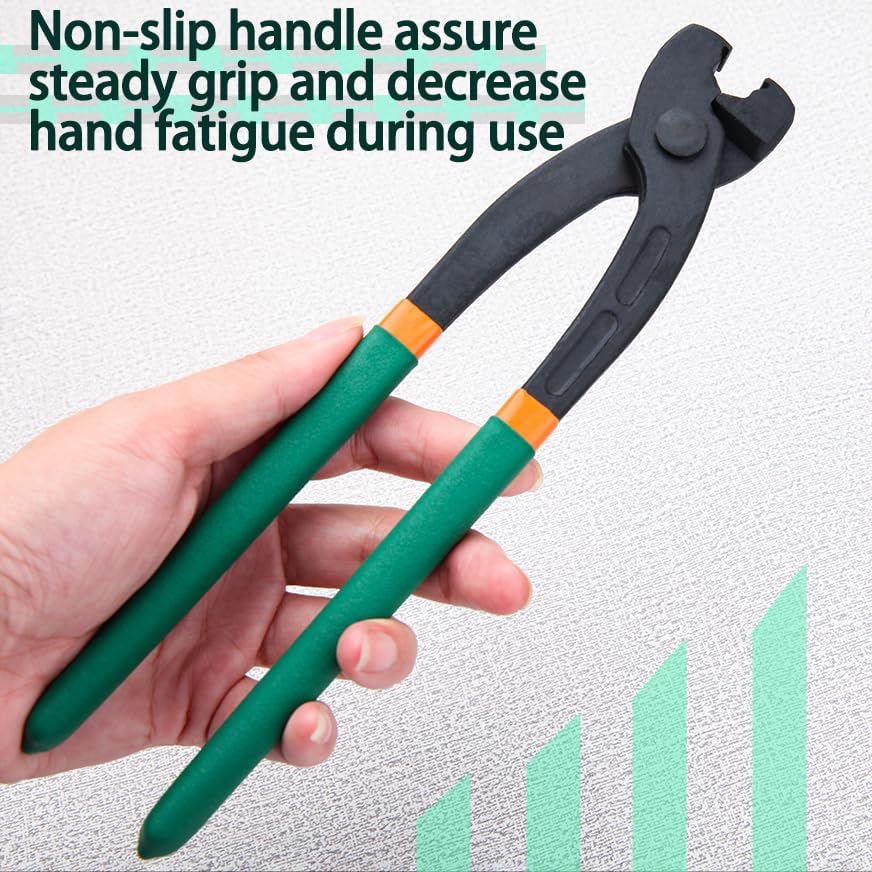 Miniatura 5 de Abrazadera de manguera de 9 pulgadas para abrazaderas de perfil bajo sin escalones, pinzas de oreja, pinzas de manguera, pinzas para manguera,