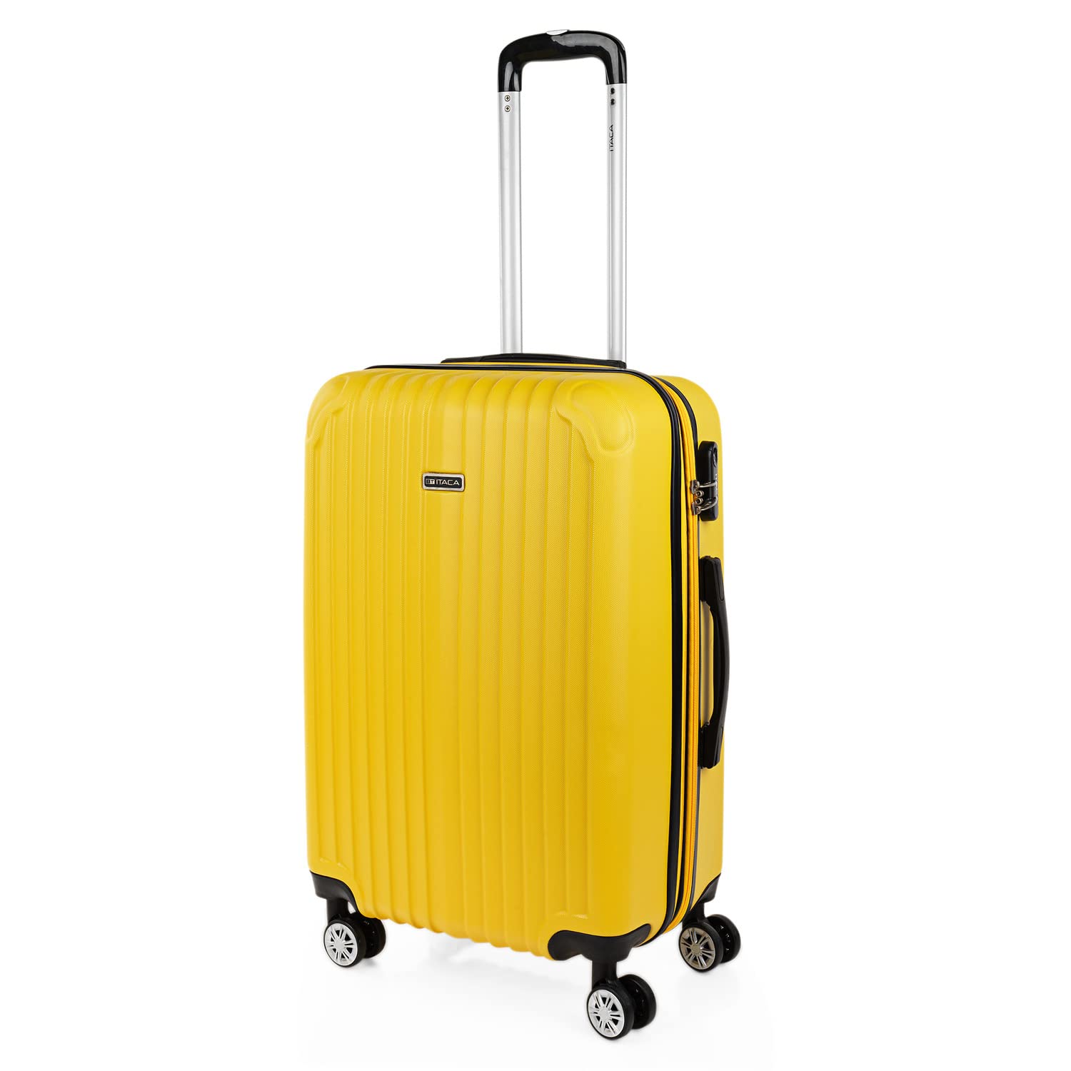 ITACA - Maletas Grandes De Viaje Rígidas Ligeras con 4 Doble Rueda 360° Maleta Grande 23 Kilos Alta Resistencia Extensible Maleta XL Duradera, Mandarina — view 31