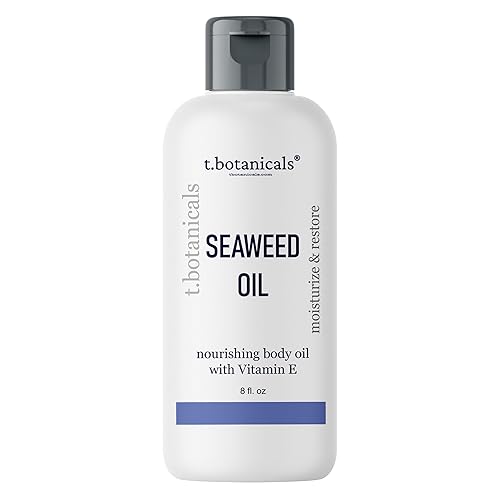 Aceite corporal de algas marinas, 8 onzas, aceite nutritivo de musgo de mar de absorción rápida, reafirmante, antienvejecimiento, aceite no graso,