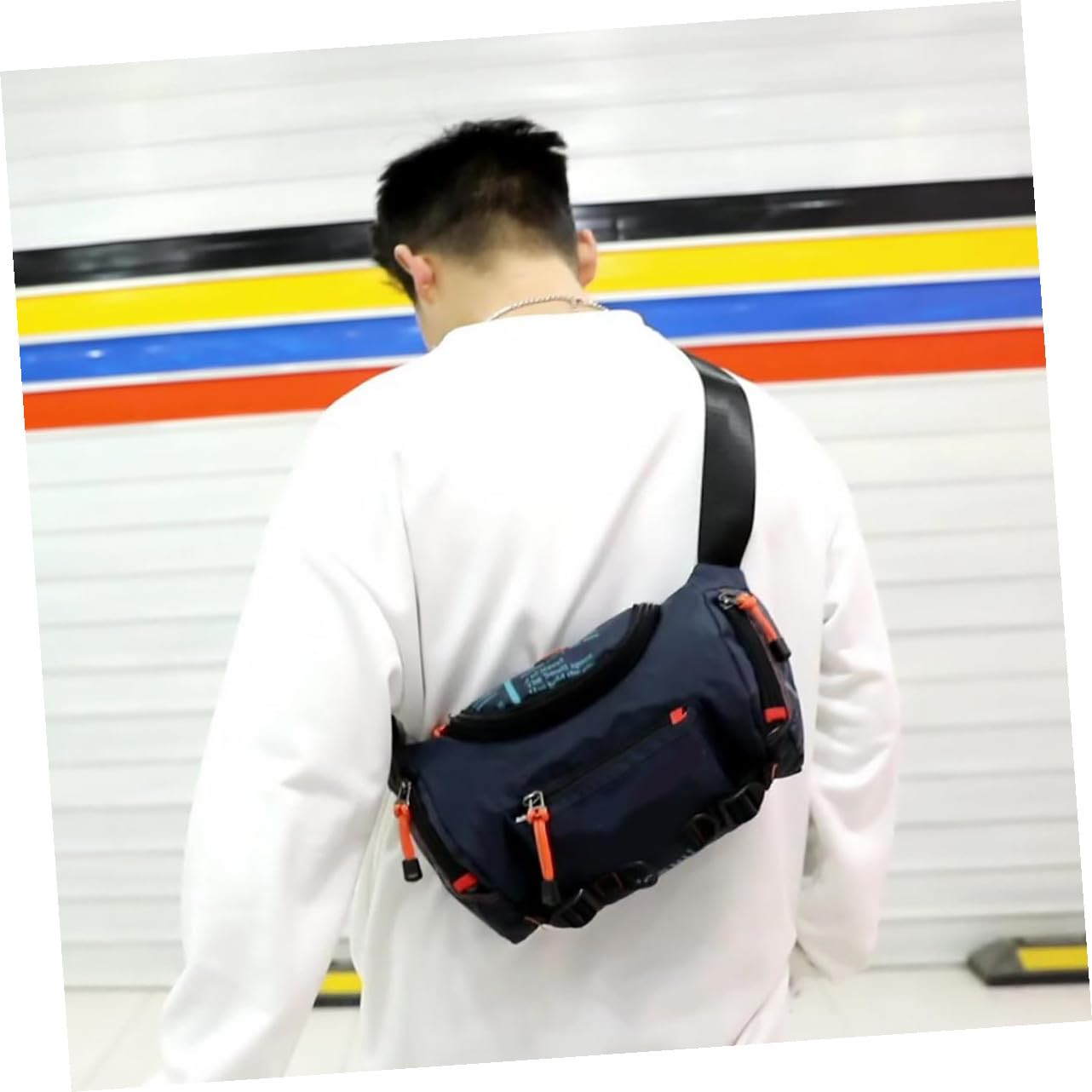 TOYANDONA Bolso de Pecho de Gran Capacidad para Actividades Bolso de Hombro Casual para Senderismo