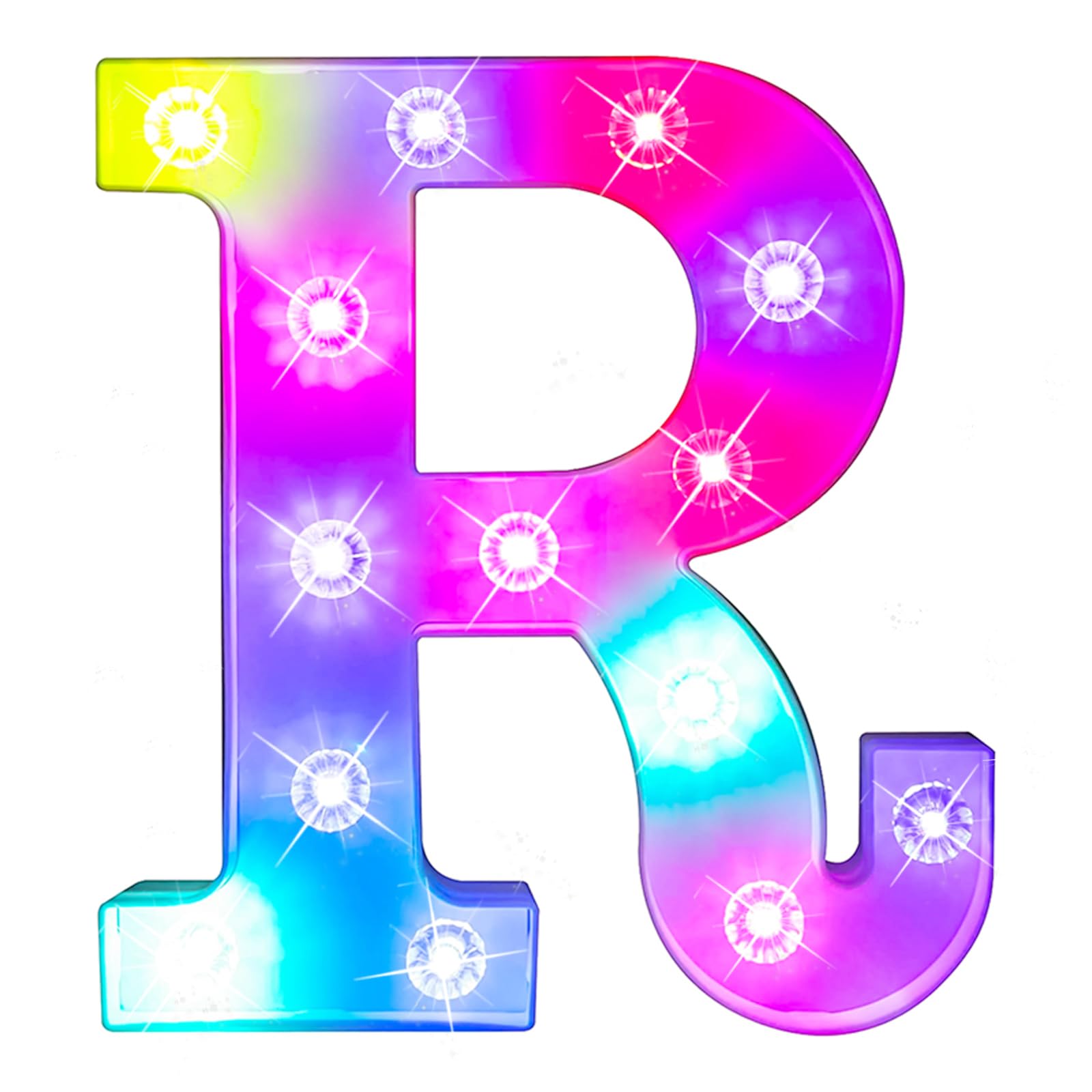 Laerjin Leuchtende Buchstaben – LED-Buchstabenlichter, Batteriebetrieben, Für Deko & Partys