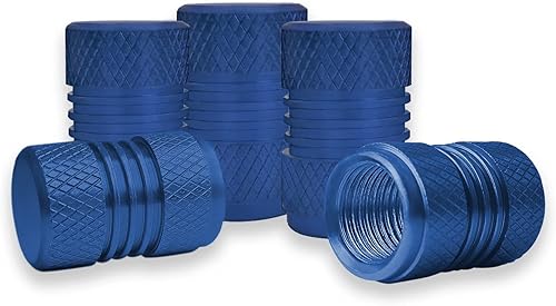 5 tapas de vástago de válvula de neumático tapas de vástago de válvula de neumático de aleación de aluminio cubierta a prueba de polvo de aire con