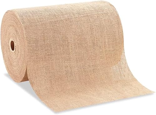 AK TRADING CO. Rollos de tela de yute natural - 100 yardas (18 pulgadas de ancho x 100 yardas)