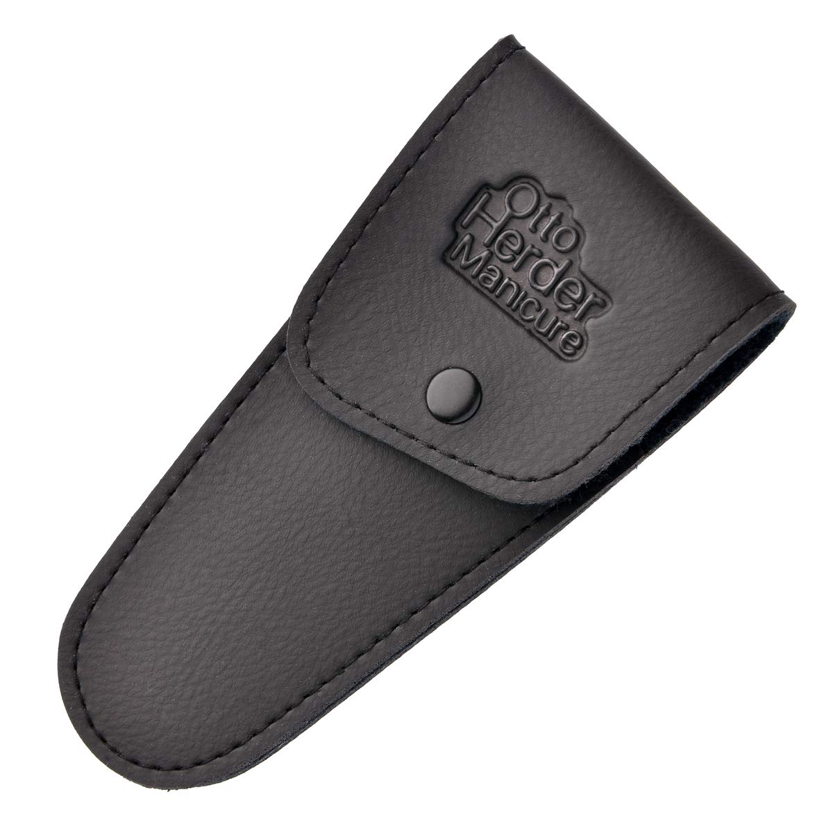 Otto Herder® Tijeras para Barba | 11,5 cm con Microdientes Unilaterales | Estuche Incluido | Corte Afilado y Preciso