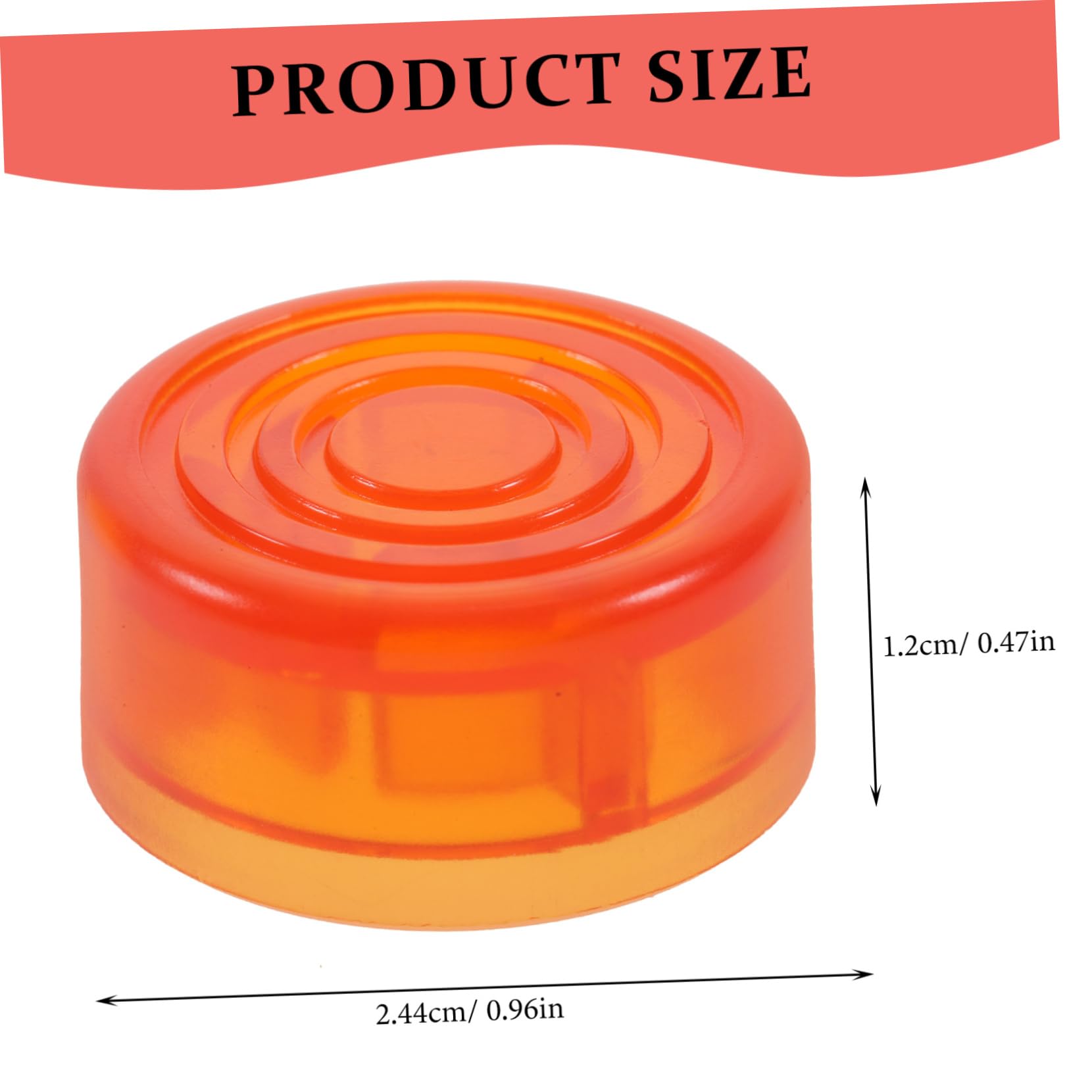 GOOHOCHY Guitar Effects Footswitch Toppers Set 10pcs Plastic Guitar Effect Caps Pedal Toppers Accessories