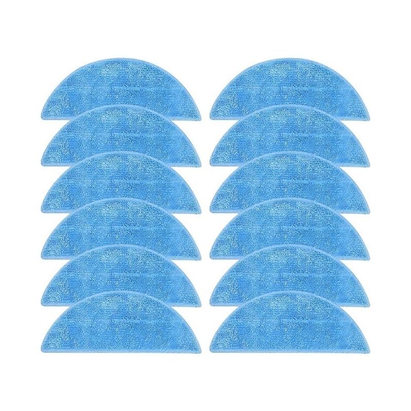 A66T-Repuestos for aspiradora A30 Pro-almohadillas de limpieza lavables, paños de microfibra for fregona(As Shown 12 pieces)