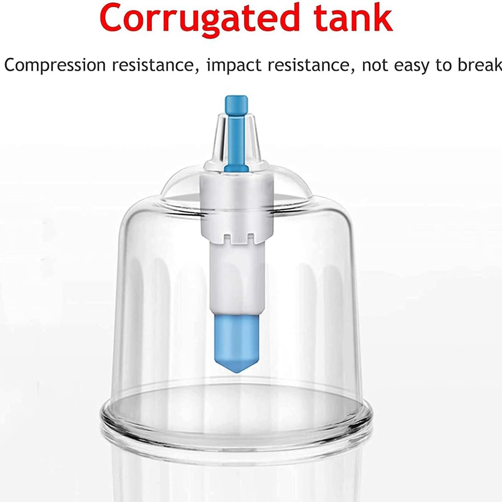 Kit massaggiatore per Il Corpo da 12 Tazze Set di Attrezzature per coppettazione Dispositivo per Terapia di aspirazione con coppettazione sottovuoto con Maniglia di pompaggio