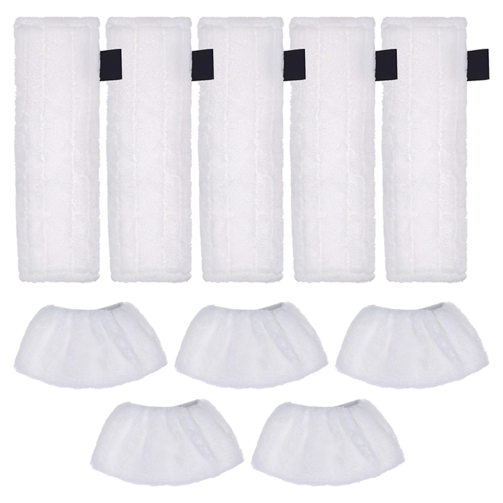 Chiffons de rechange en microfibre EasyFix Kärcher SC1 à SC5 pour sols - Lot de 10