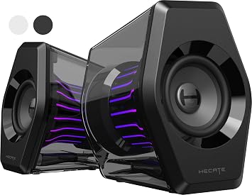Edifier G2000 Pro 64W RGB Sound and Light Sync Gaming Speaker, Small Tabletop, High Sound Quality | Virtual 7.1 Surround Sound | PC/PS5 Pro/PS5/PS4/Switch 2/Switch  2.0ch PC    , Bluetooth/USB/AUX  ,  , 2 ,