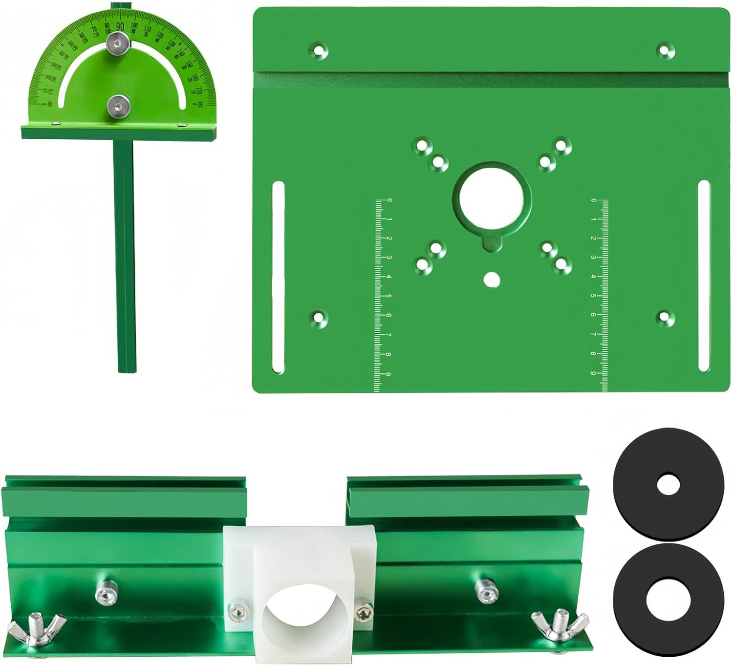 Multifunctional High Stability Aluminum Alloy Router Base Plate for Precise Woodworking and Detailed Carving Projects Trim Router Compatible Mounting Plate