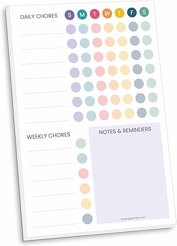 Miniatura 1 de bloom daily planners Bloc magnético de planificación de tareas  Rastreador de hábitos diarios y semanales para adultos, adolescentes, niños