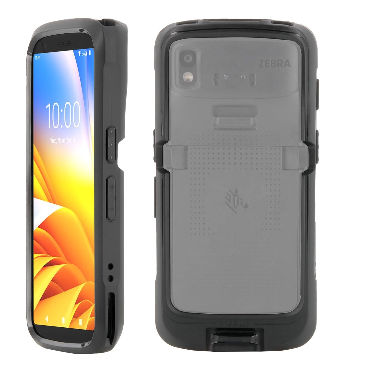 Mobilis Funda Robusta para Terminales Portátiles Zebra TC22 - TC27 - HC50 - HC20, Protección contra Caídas de Grado Militar a Prueba de Golpes, Trigger Compatible