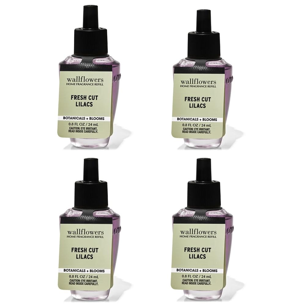 Bath & Body Works Wallflowers Home Fragrance Refills, 4-Pack (Fresh Cut