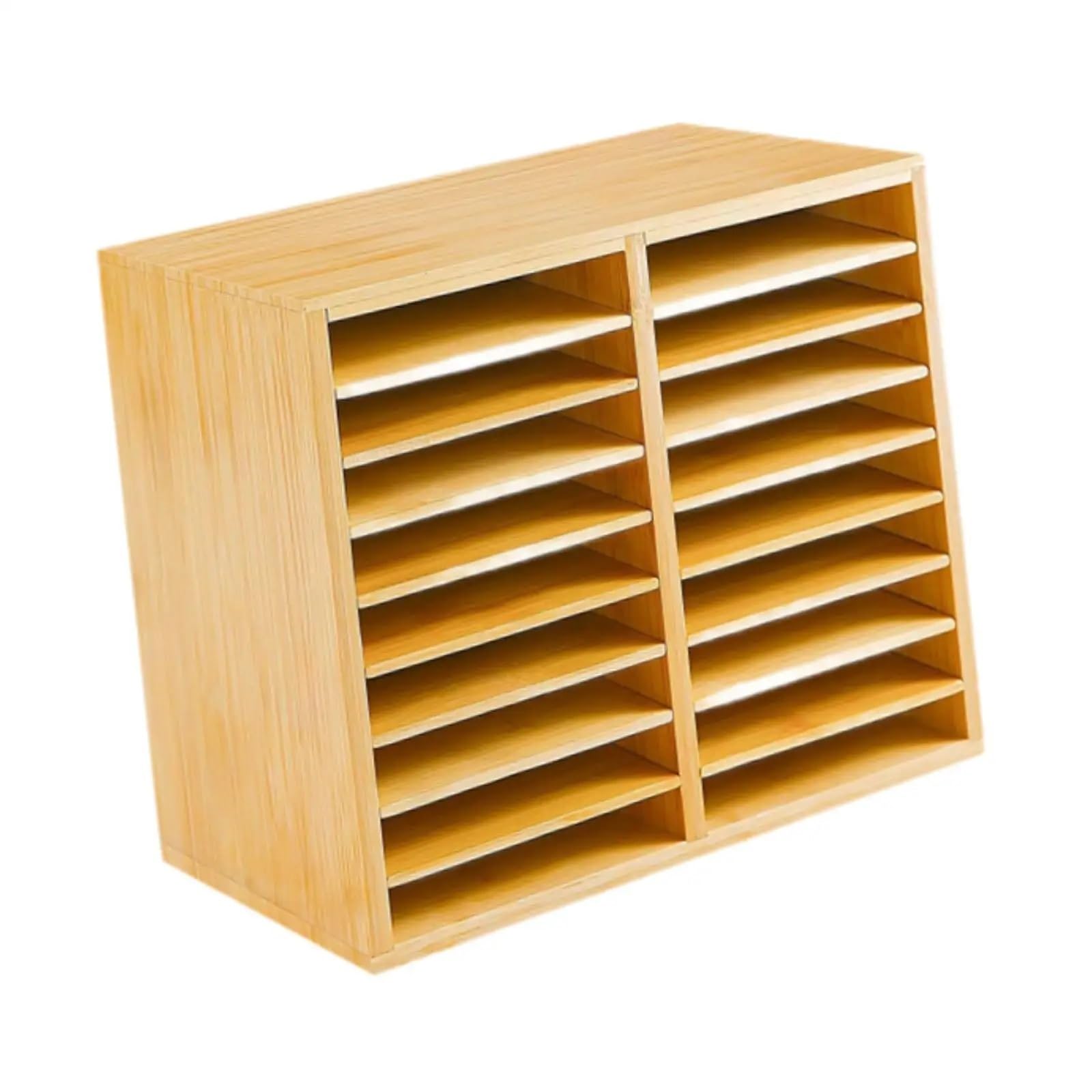 Bambus-Stifthalter Art Marker Organizer, tragbarer Pinsel-Aufbewahrungshalter for Klassenzimmer, Heimregale