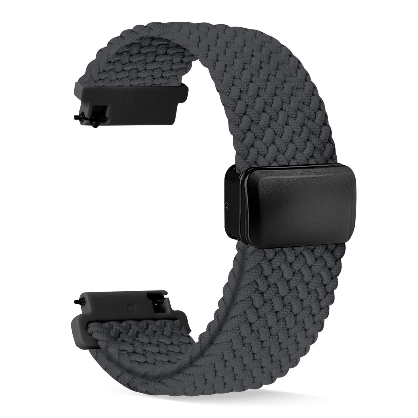 Correas magnéticas de nailon trenzado de liberación rápida para reloj, correa elástica de repuesto deportiva para hombres y mujeres, 18 mm, 19 mm, 20 mm, 22 mm