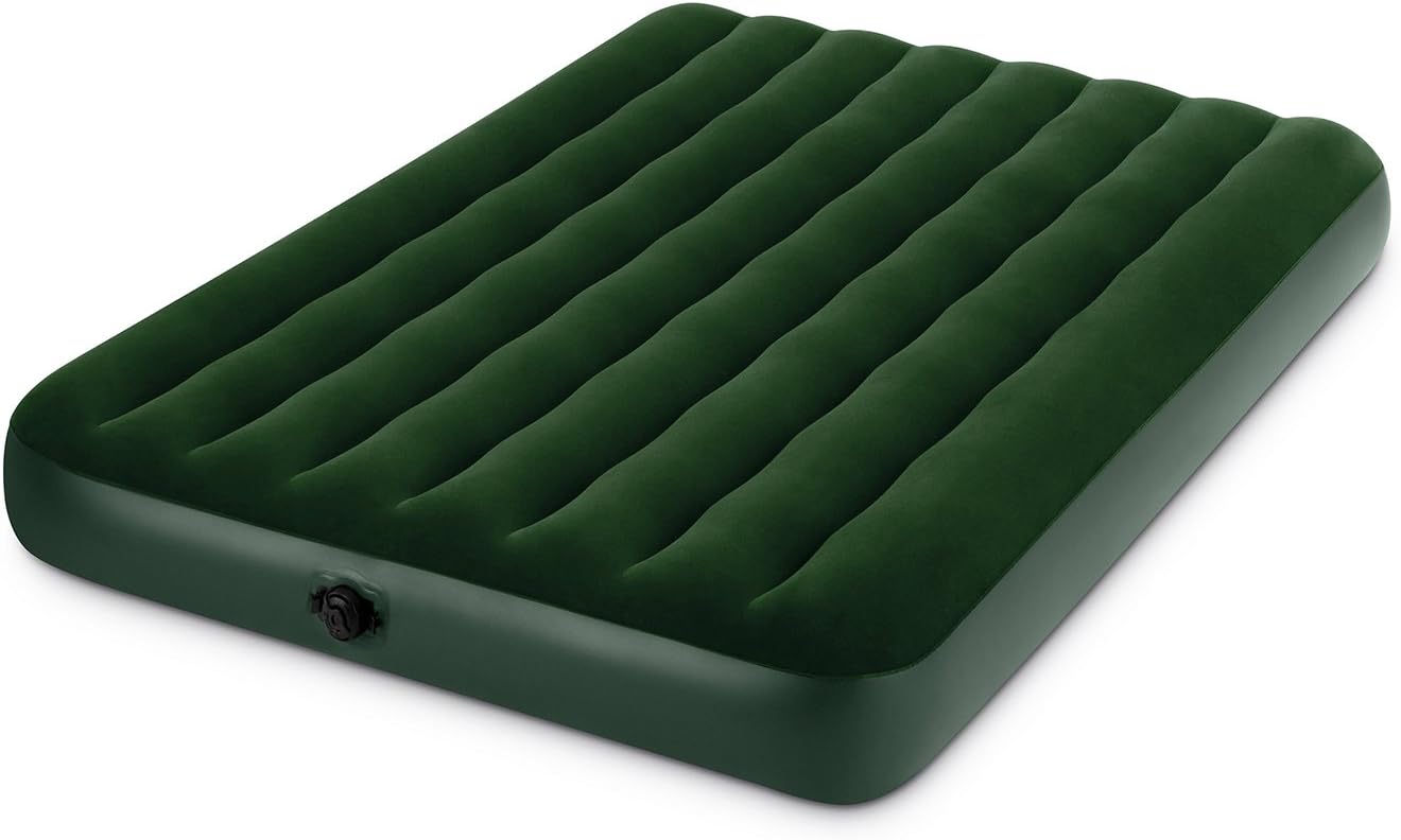 Intex Prestige Downy Airbed Kit with Hand Held Battery Pump, Full
