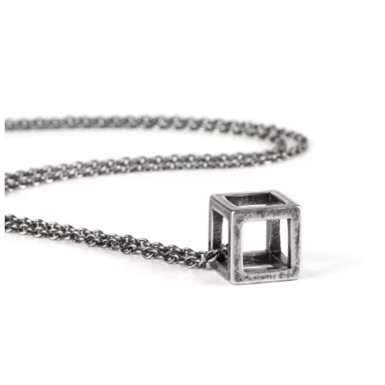 Collier pendentif argent commemorer le style punk retro geometrique mixte - 8