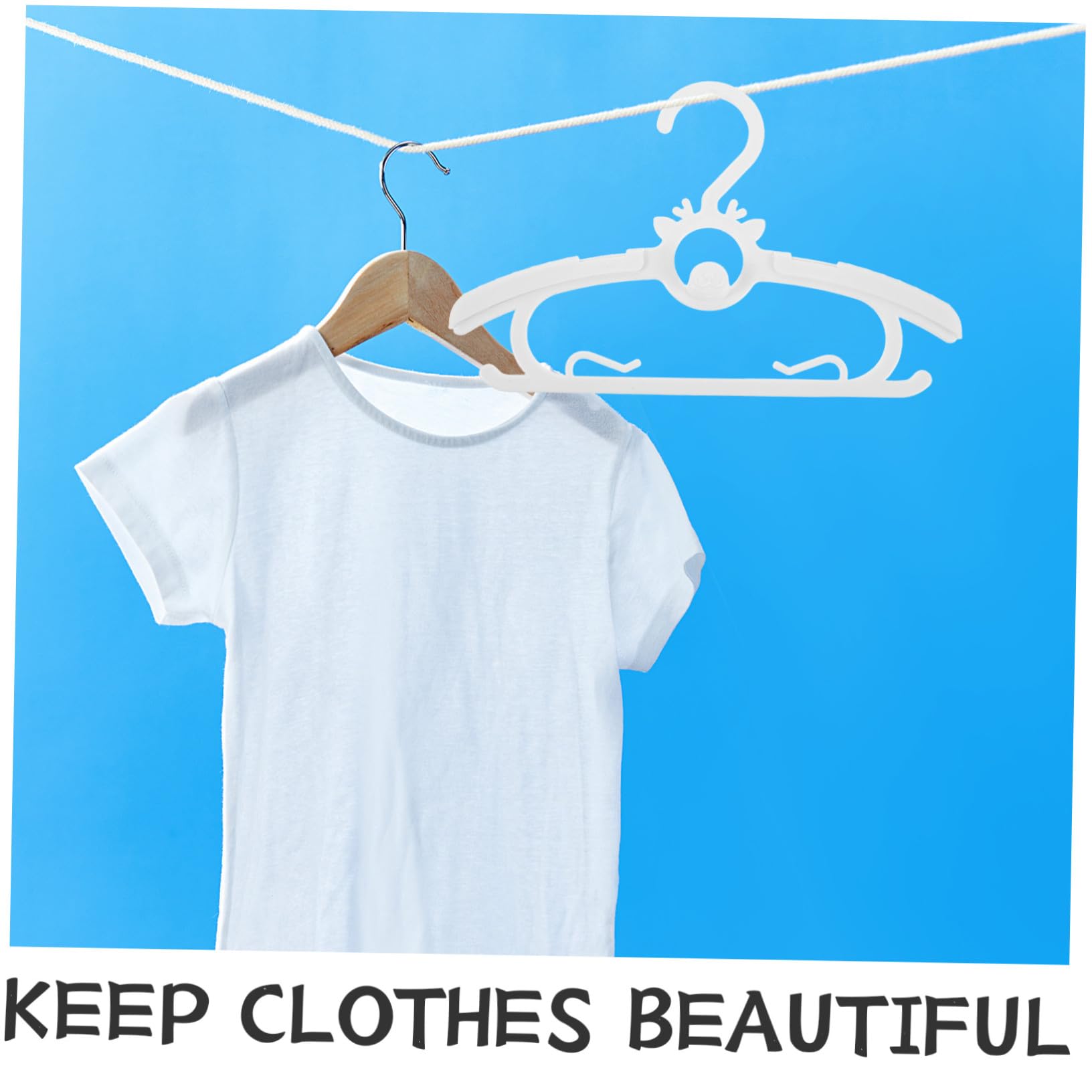 GALPADA 30 Stück Babykleiderbügel kleiderständer Hangers Kinderbügel bügel Kleiderbügel für bügel für Babykleidung kleiderbügel Kind White