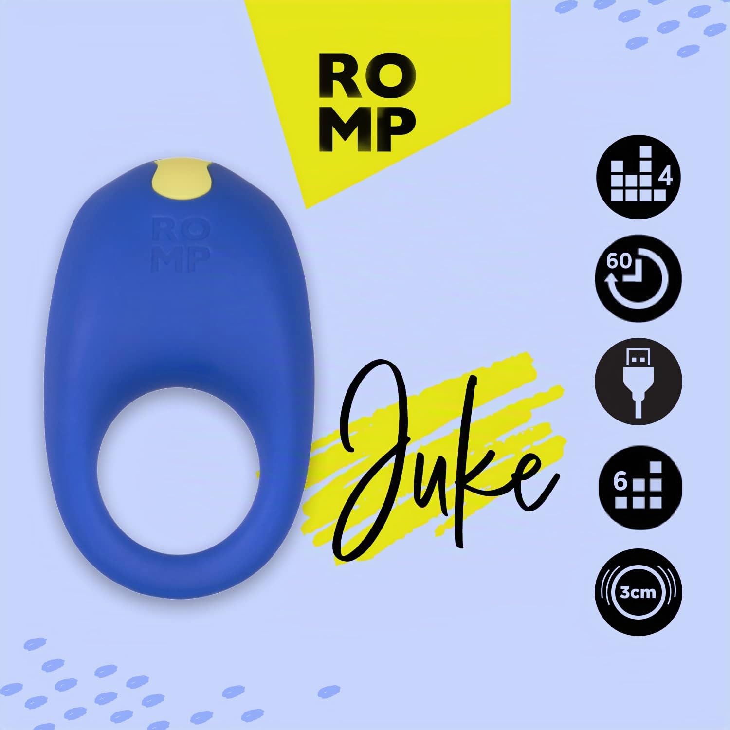 ROMP Pleasure Kit – Set mit 3 Paarvibratoren – Klitoris-Sauger – Massagestab – Vibrierender Penisring – Wasserdicht – Wiederaufladbar