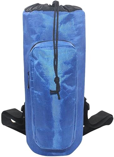 Miniatura 5 de Fityle - Mochila impermeable a prueba de golpes con correa ajustable para el hombro y bolsillos laterales para cilindros de oxígeno y tanques D