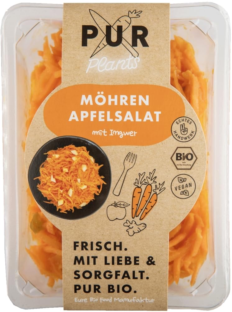 Möhren-Apfelsalat mit Ingwer 12 x 200 g
