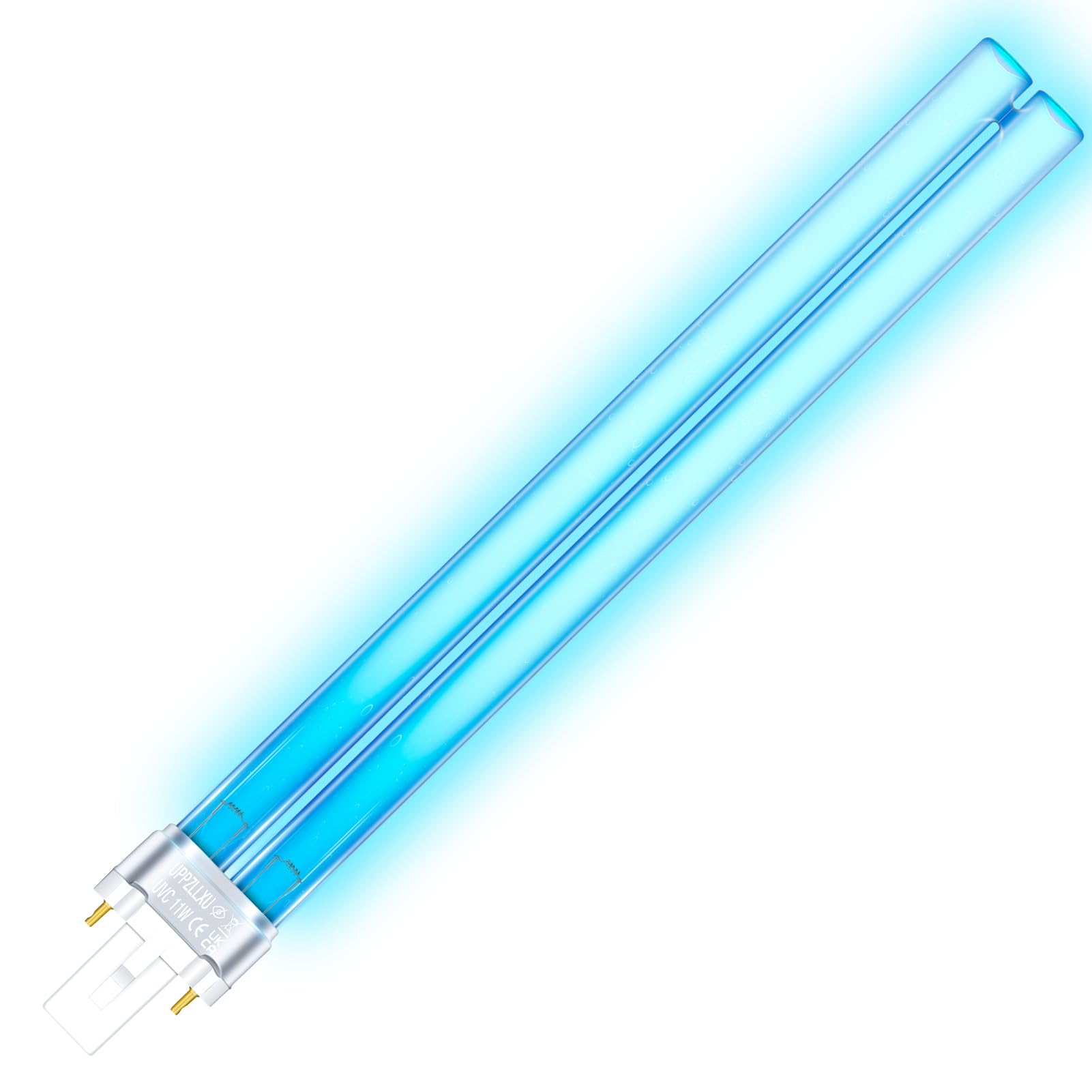 UPPZLLXU UVC Ersatzlampe für Teichklärer, UVC-Filter, Bekämpft Effektiv Bakterien, Algen in Aquarium, Teich
