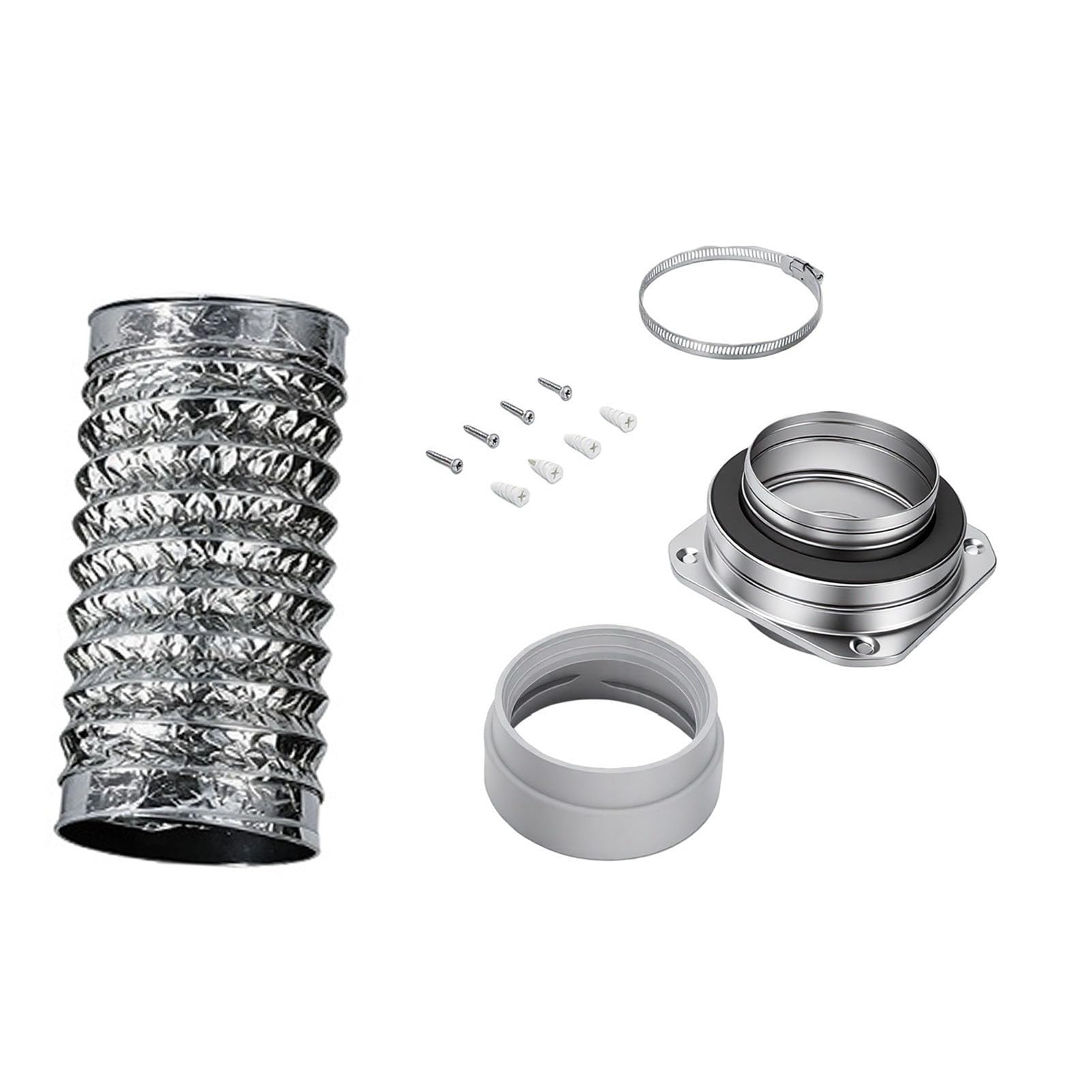 Kit de Ventilación de Secadora, Tubo de Aluminio de 4 Pulgadas