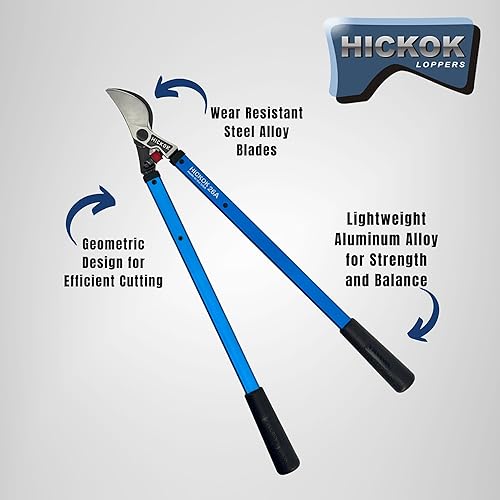 Miniatura 5 de Cortador de ramas de 26 pulgadas y tijeras de podar con mango largo para cortar árboles, de aluminio ligero, podadora de grado profesional fabricada